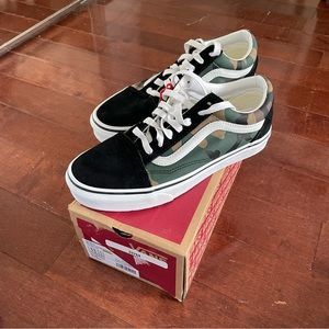 Vans Old Skool Woodland Camo/Black